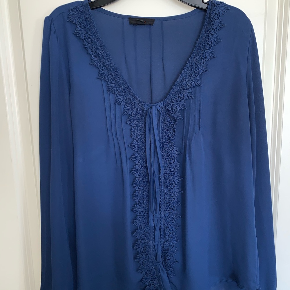 Navy blouse from TJ MAXX